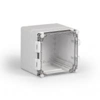 Klemmenkast PC met scharnieren en sluitingen, Cubo W