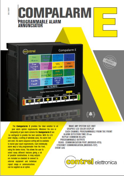 Programmeerbare Alarmmonitor Compalarm E