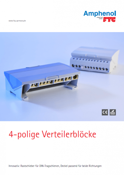 FTG 4 polige verdeelnlokken