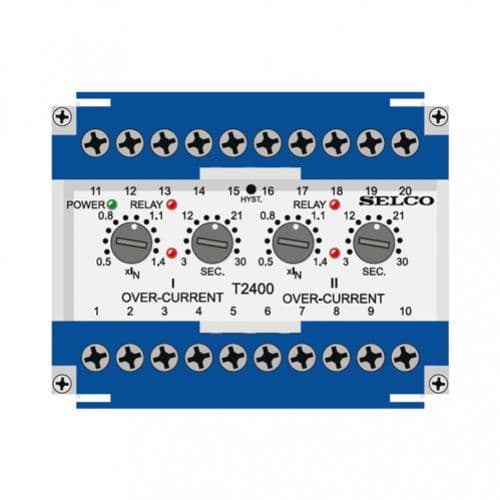 T2400 3 fase dual overspanningsrelais