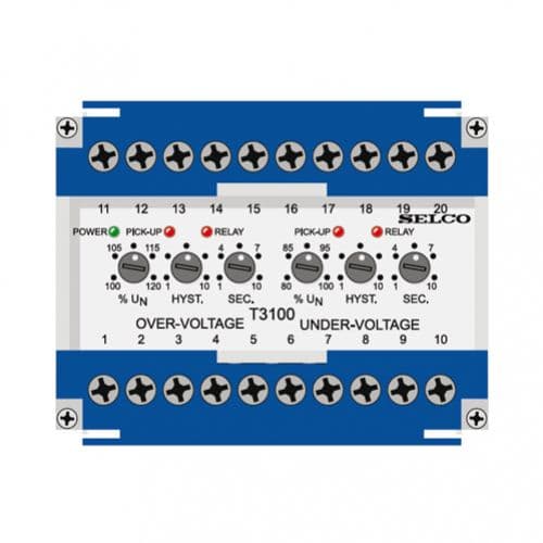 T3100 1 fase spanningsrelais