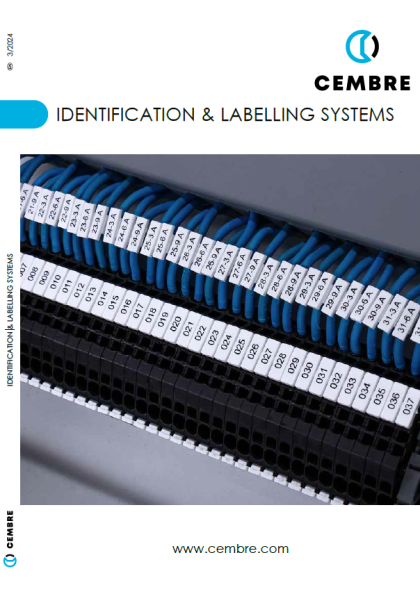 Cembre markeer- en labelingsysteem catalogus